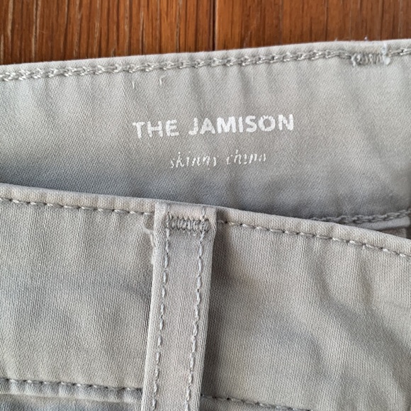 AG Mens Jamison Pants 38R.  Stone or light Grey Color - Picture 3 of 8